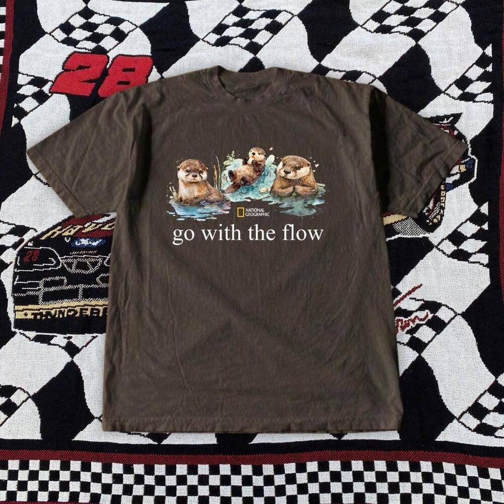 Brown National Geographic Otter T-Shirt 1